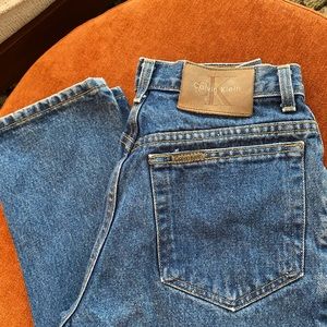 vintage 90s calvin klein high rise jeans